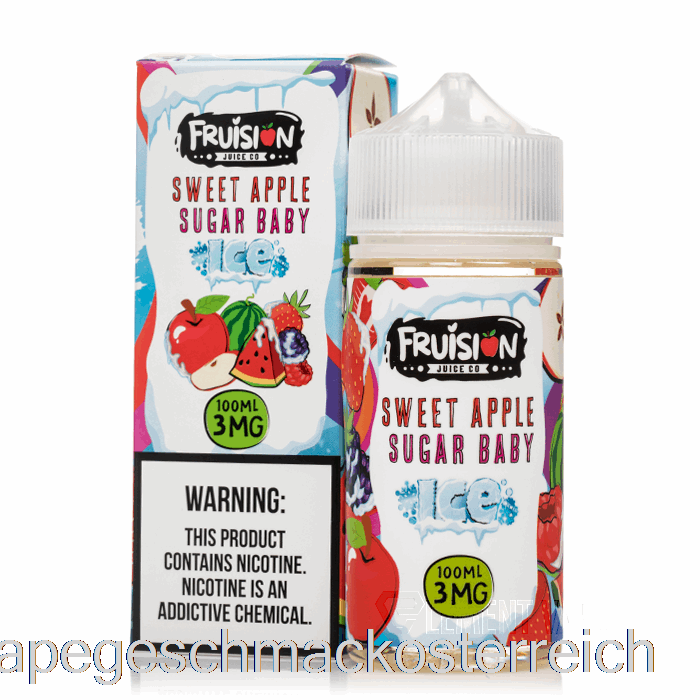 Eisgekühlter Süßer Apfelzucker Baby – Fruchtsaft Co – 100 Ml 0 Mg Vape-Geschmack